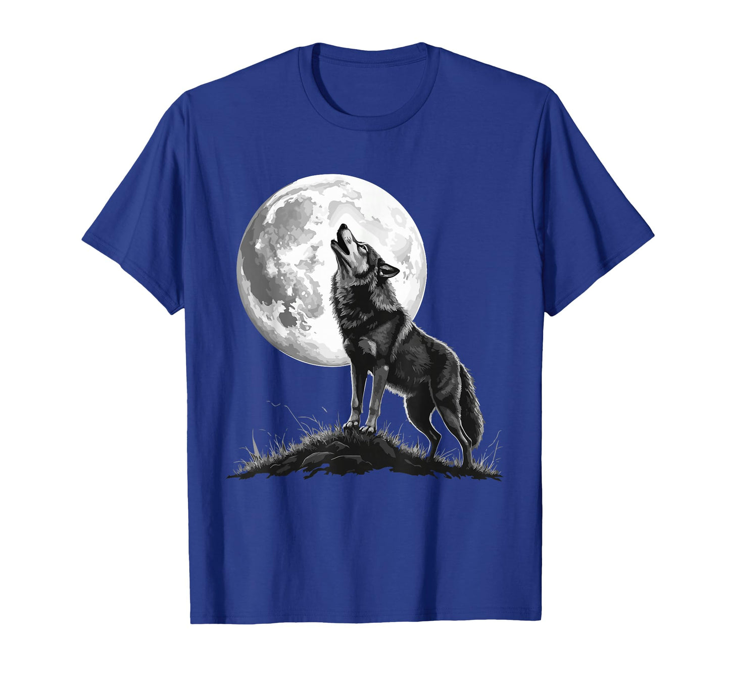 Wolf Howling Moon Forest T-Shirt