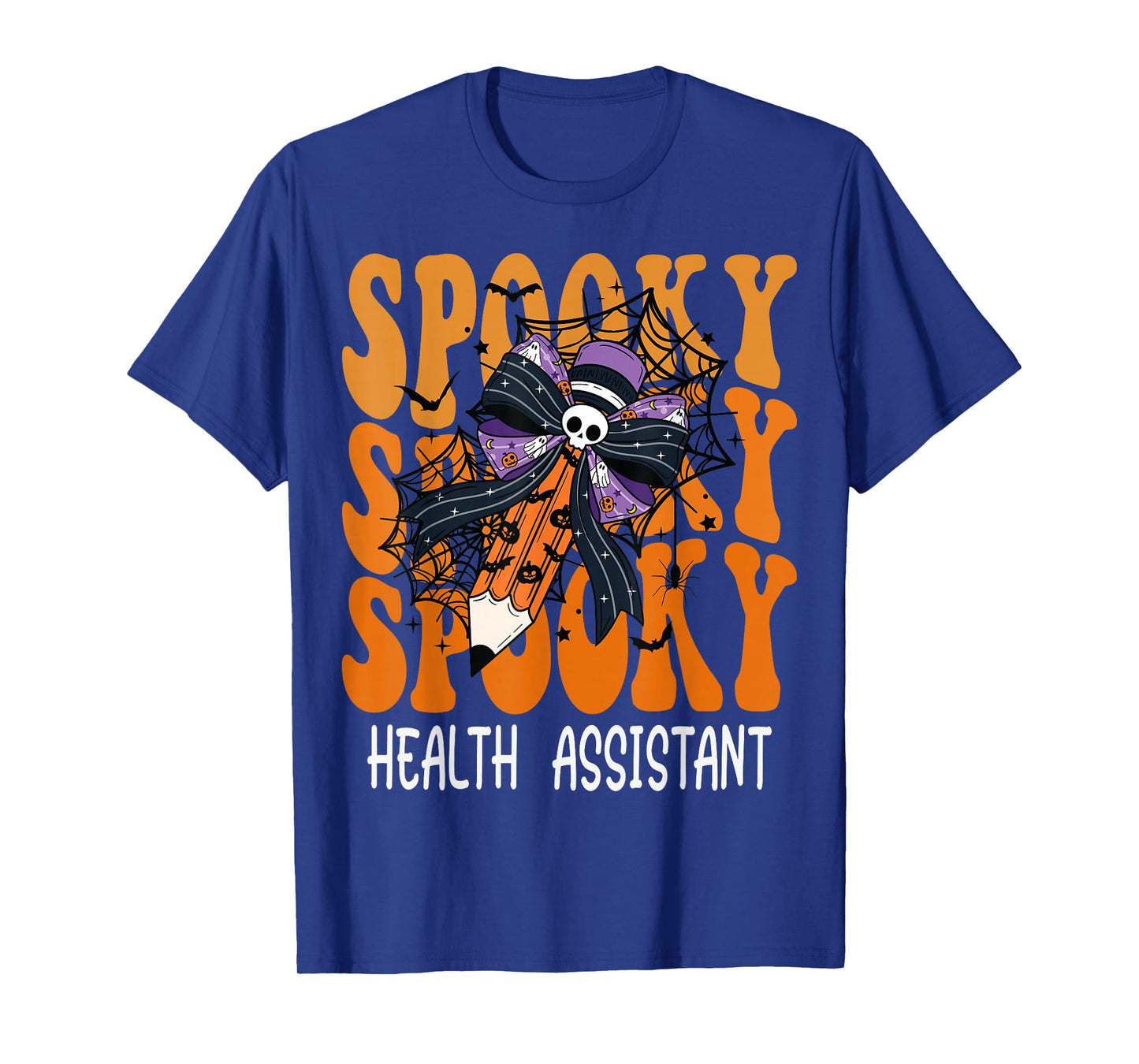 Spooky Health Assistant Halloween School T-Shirt