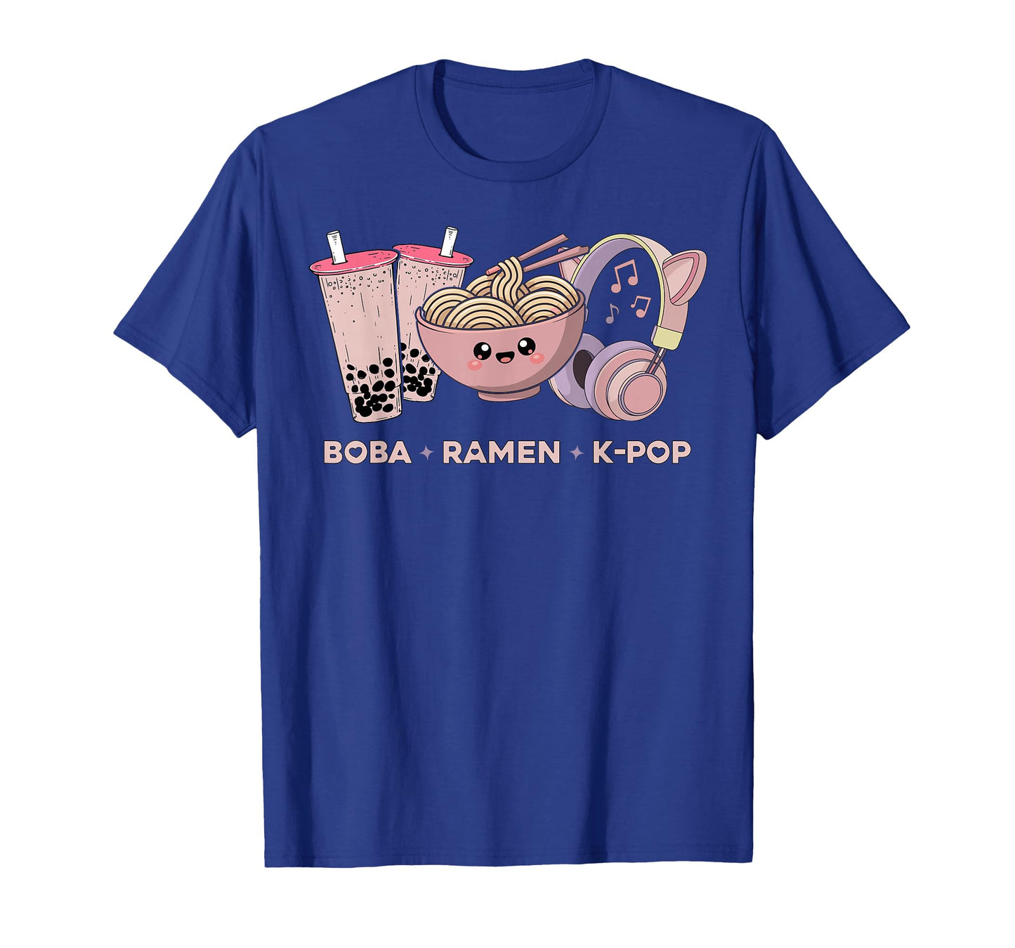Kawaii Kpop Boba Ramen K-Pop Anime K Pop T-Shirt