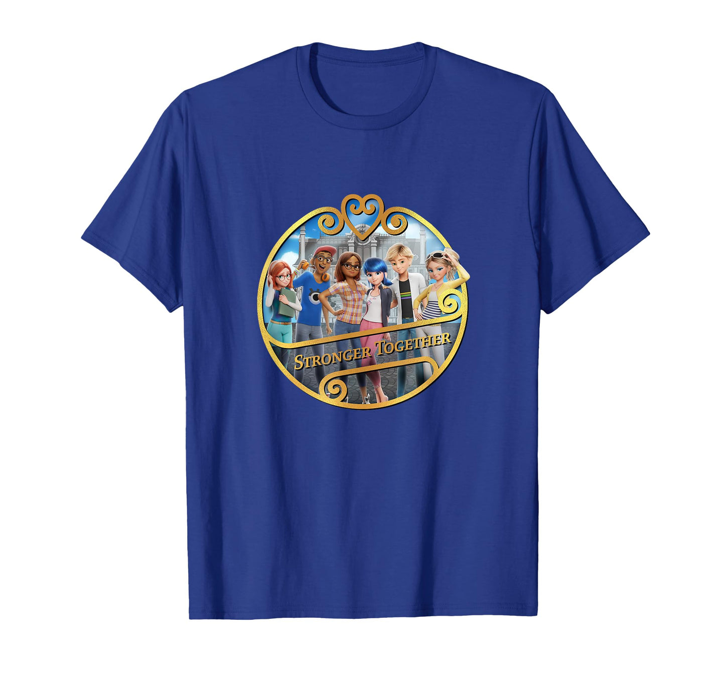 Miraculous Ladybug and Cat Noir The Movie Stronger Together T-Shirt