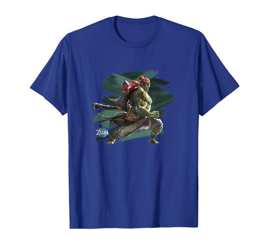 The Legend of Zelda Tears Of The Kingdom Ganondorf Brush Art T-Shirt