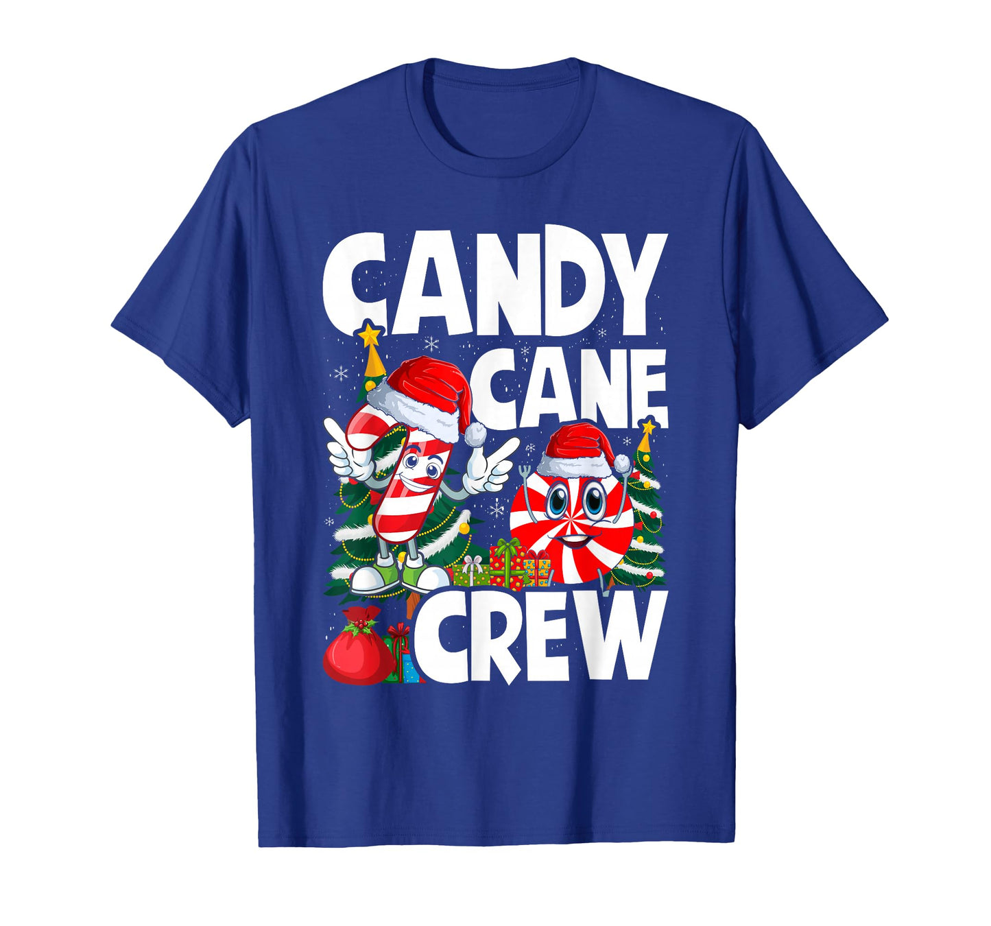Candy Cane Crew Christmas Xmas Love Candy Boys Girls Kids T-Shirt