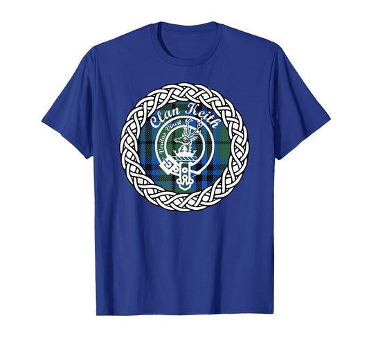 Keith surname last name Scottish Clan tartan badge crest T-Shirt