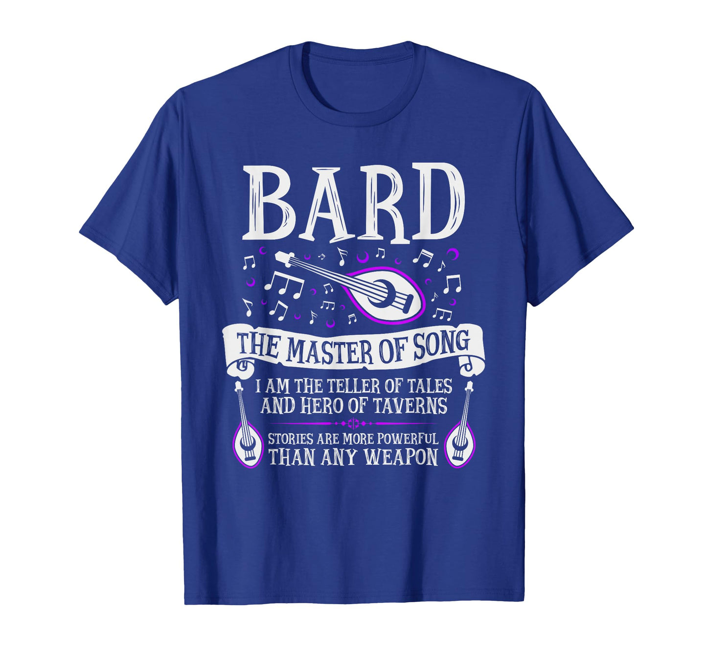 The Bard - Fantasy, RPG, Tabletop RPG, TTRPG, D20 T-Shirt