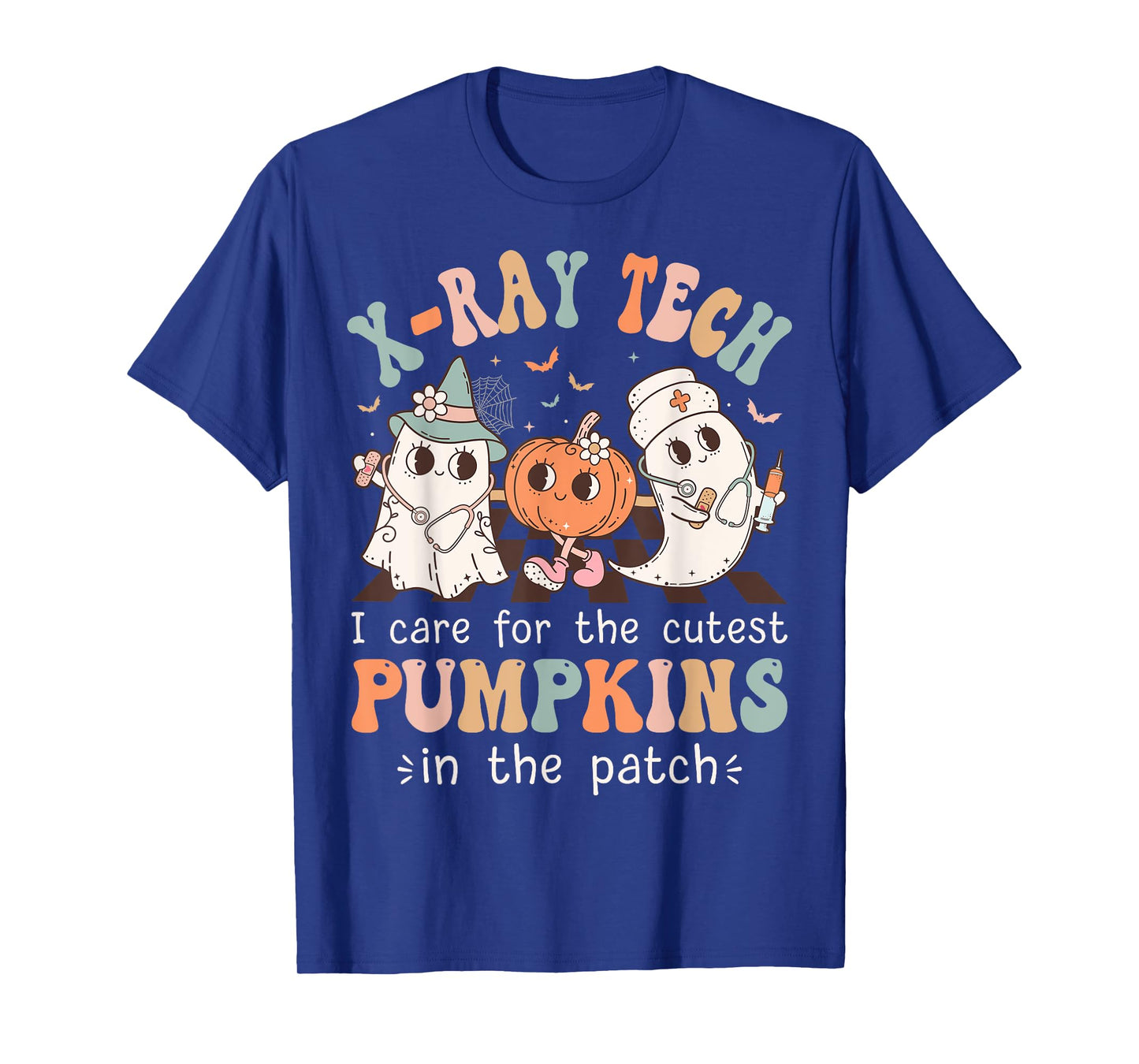 XRay Tech Boo Crew Funny Halloween Radiology Technologist T-Shirt