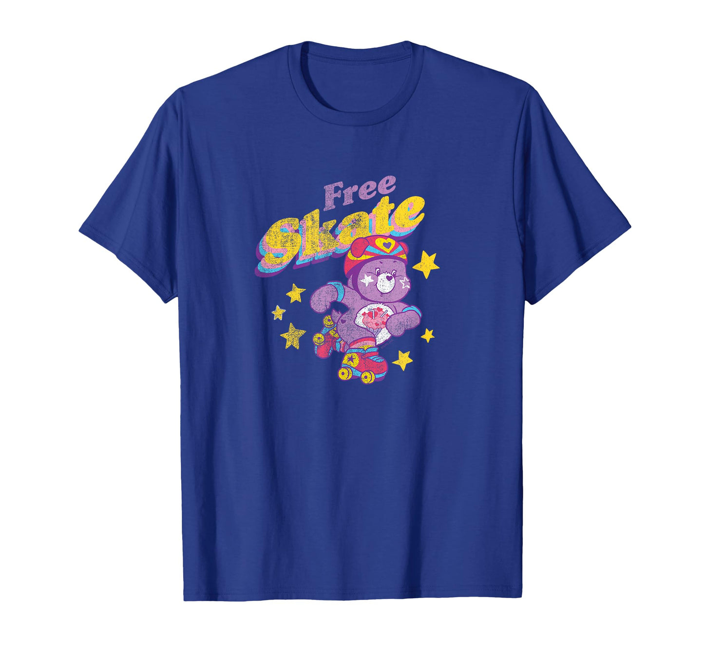 Care Bears Free Skate Roller Skating Retro Cartoon T-Shirt