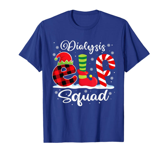 Dialysis Elf Squad Christmas Dialysis Nurse Matching T-Shirt