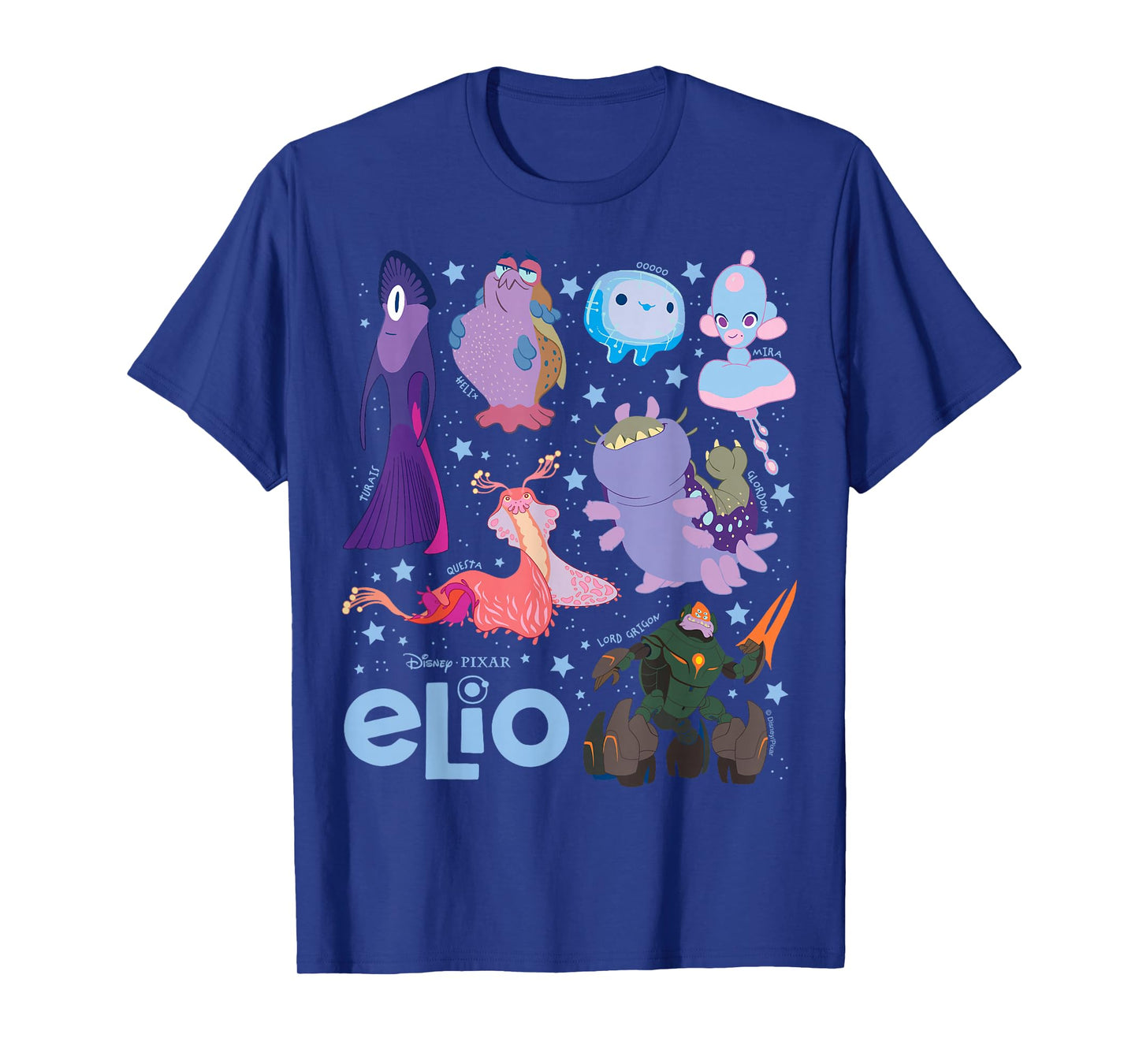 Elio Alien Cosmic Design T-Shirt