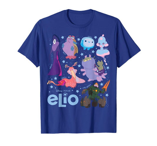 Elio Alien Cosmic Design T-Shirt