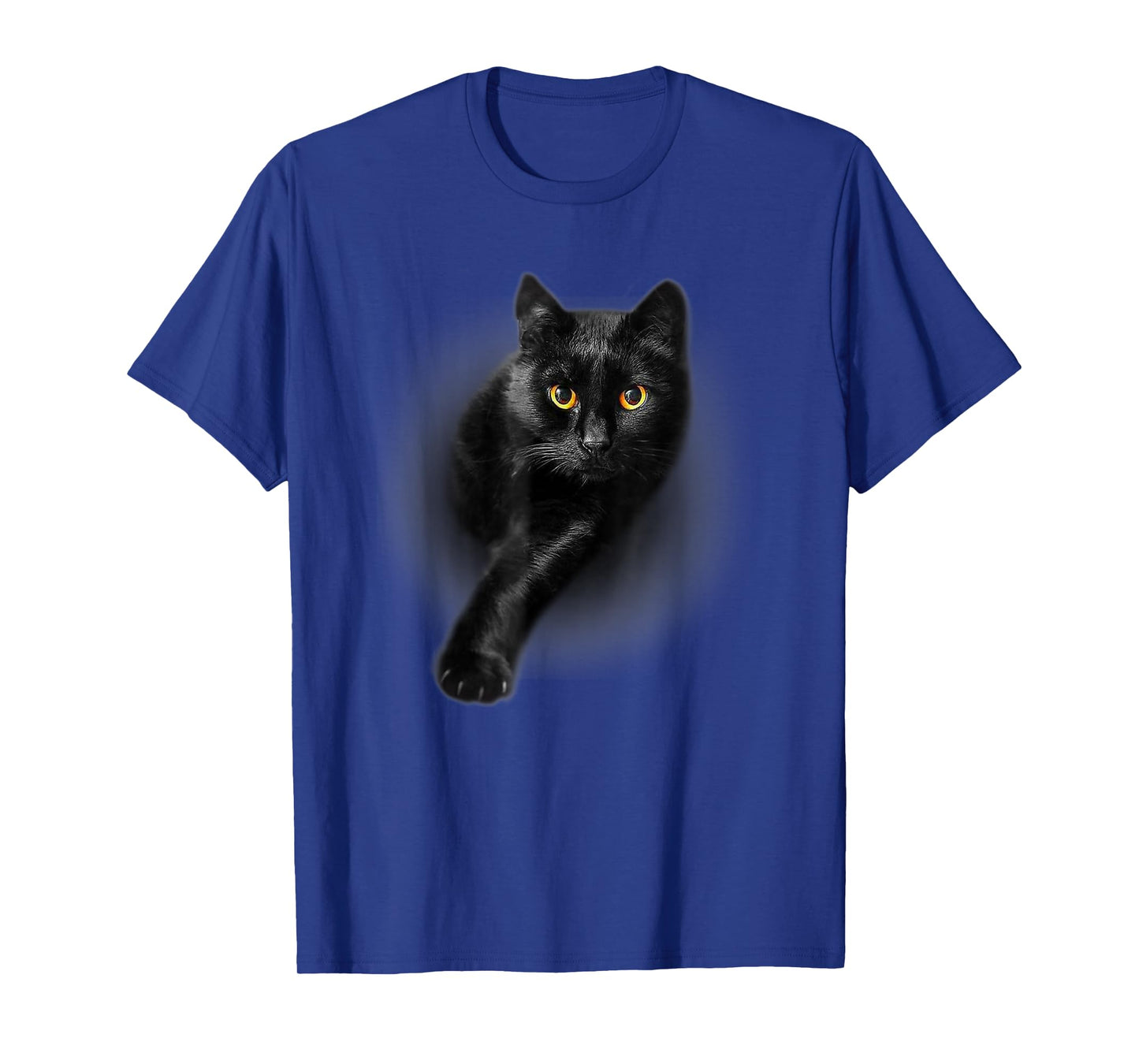 Cute Black Cat Yellow Eyes Cats Tee Gifts T-Shirt