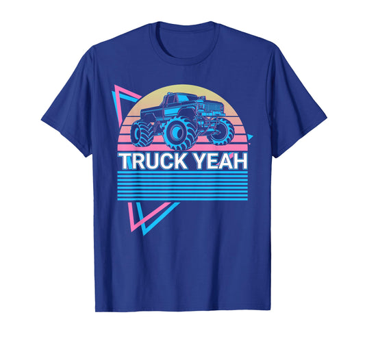 Monster Truck Retro Truck Yeah T-Shirt