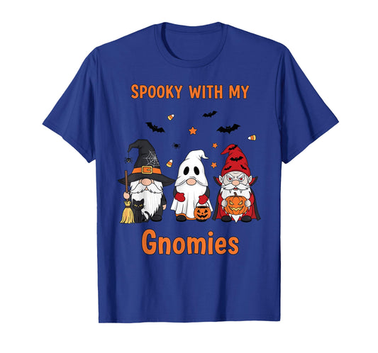 Halloween Gnome Costume Squad Witch Ghost Vampire T-Shirt