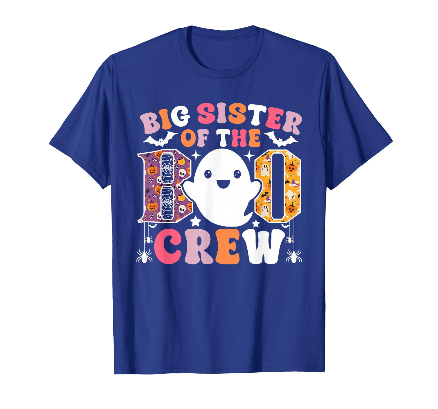 Big Sister of The Boo Crew Funny Ghost Halloween Costume T-Shirt