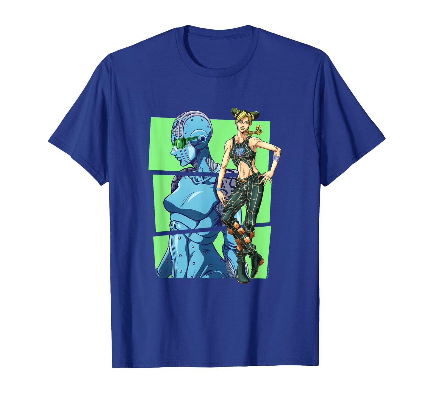 JoJo's Bizarre Adventure Part 6 Jolyne & Stone Ocean Blocks T-Shirt