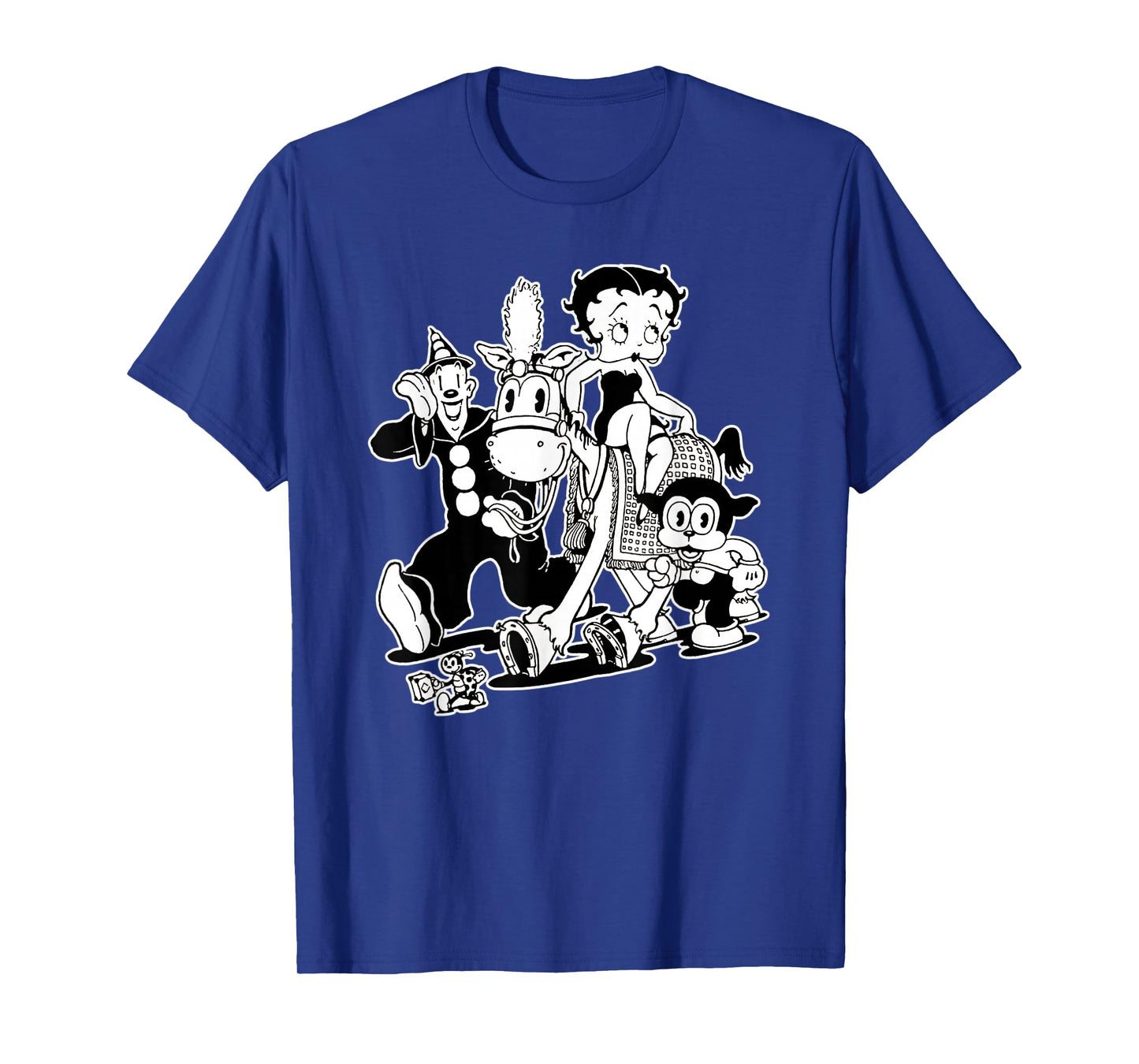 Koko the Clown Bimbo Betty Vintage Crew Cartoon T-Shirt