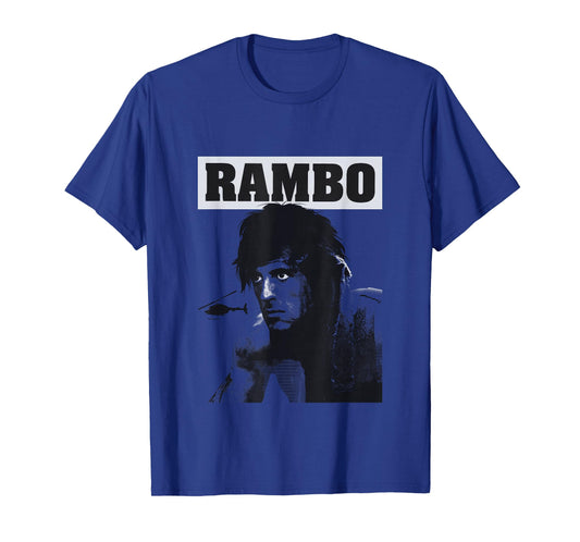 Rambo First Blood Helicopter Poster T-Shirt