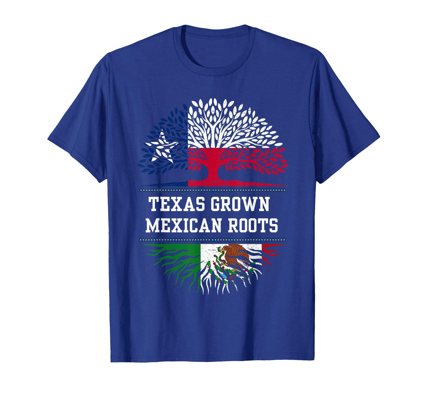 Texas Grown with Mexican Roots - Mexico T-Shirt