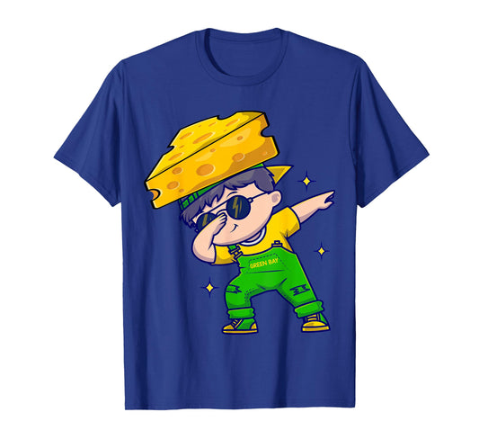 Funny Green Bay Dabbing Cheese hat T-Shirt