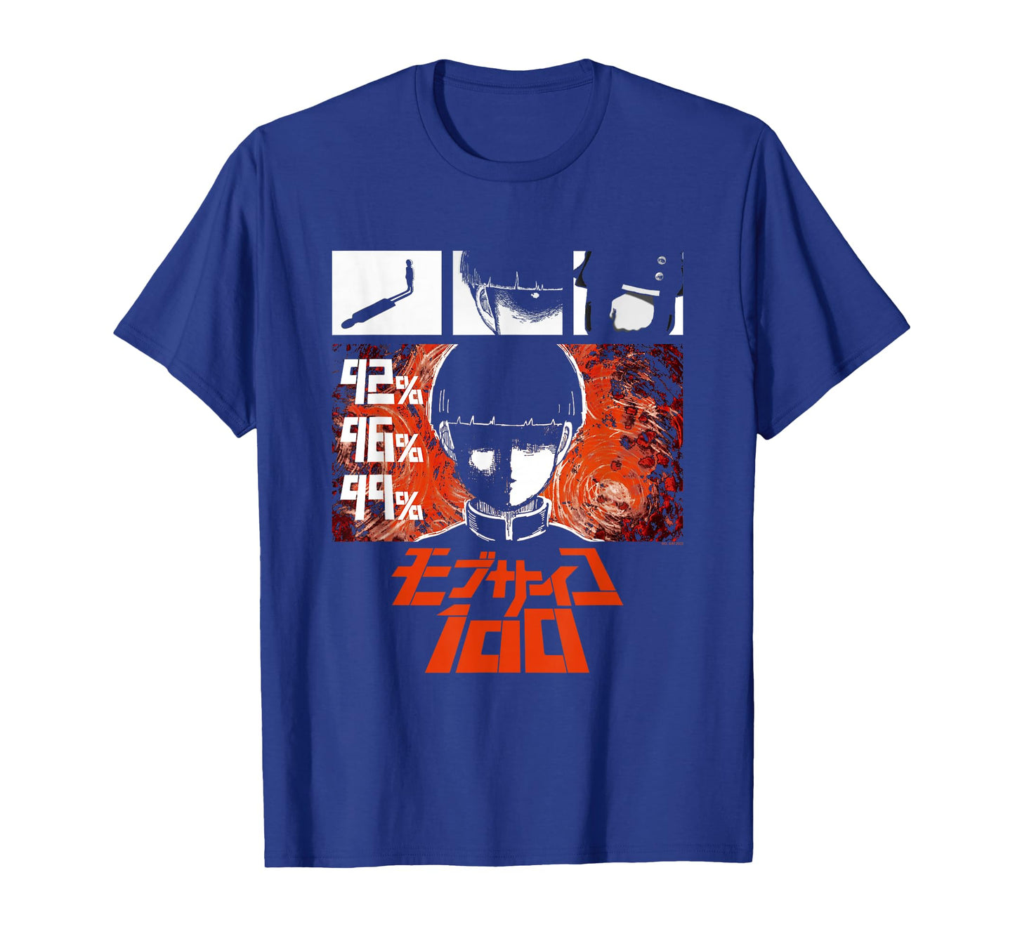 Mob Psycho 100 Emotion Power Percentage Collage Anime T-Shirt