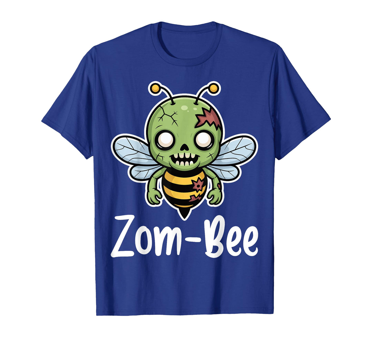 Zom-Bee Spooky Zombie Bee Ghost Horror Halloween T-Shirt