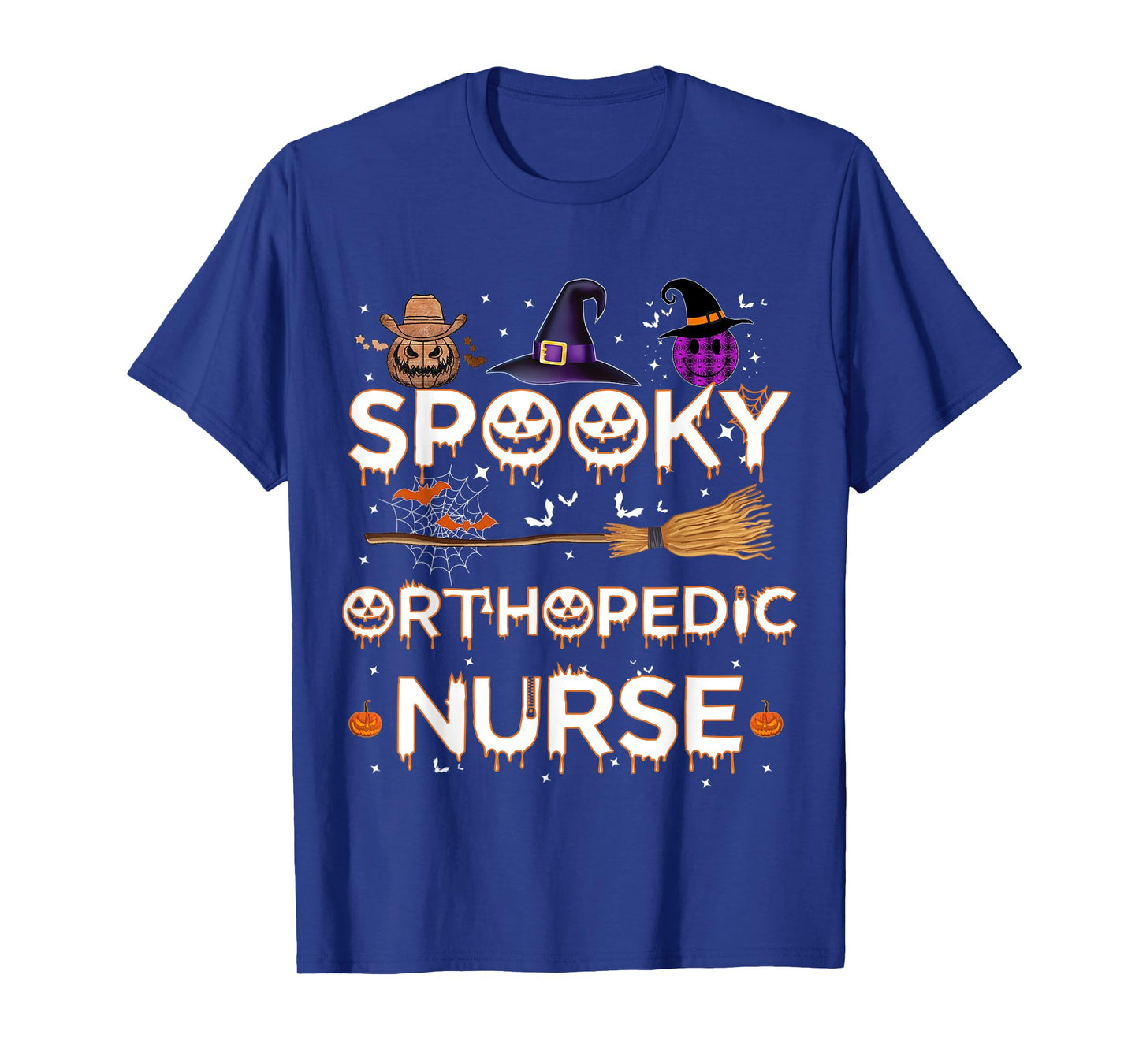 Orthopedic Nurse Halloween Costume Pumpkin Orthopedic Nurse T-Shirt