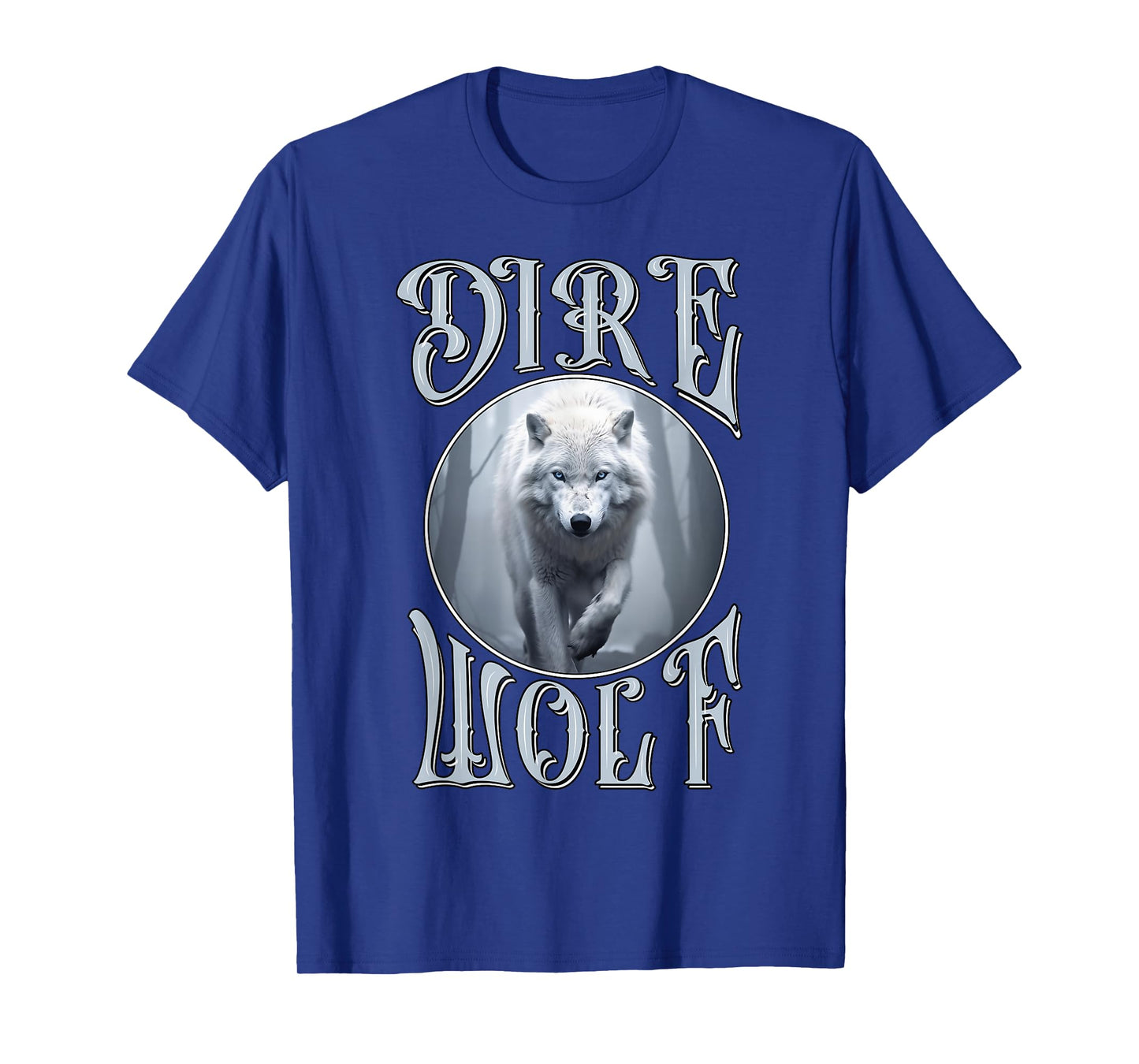 White Dire wolf reunion art for wildlife and wolves lovers T-Shirt