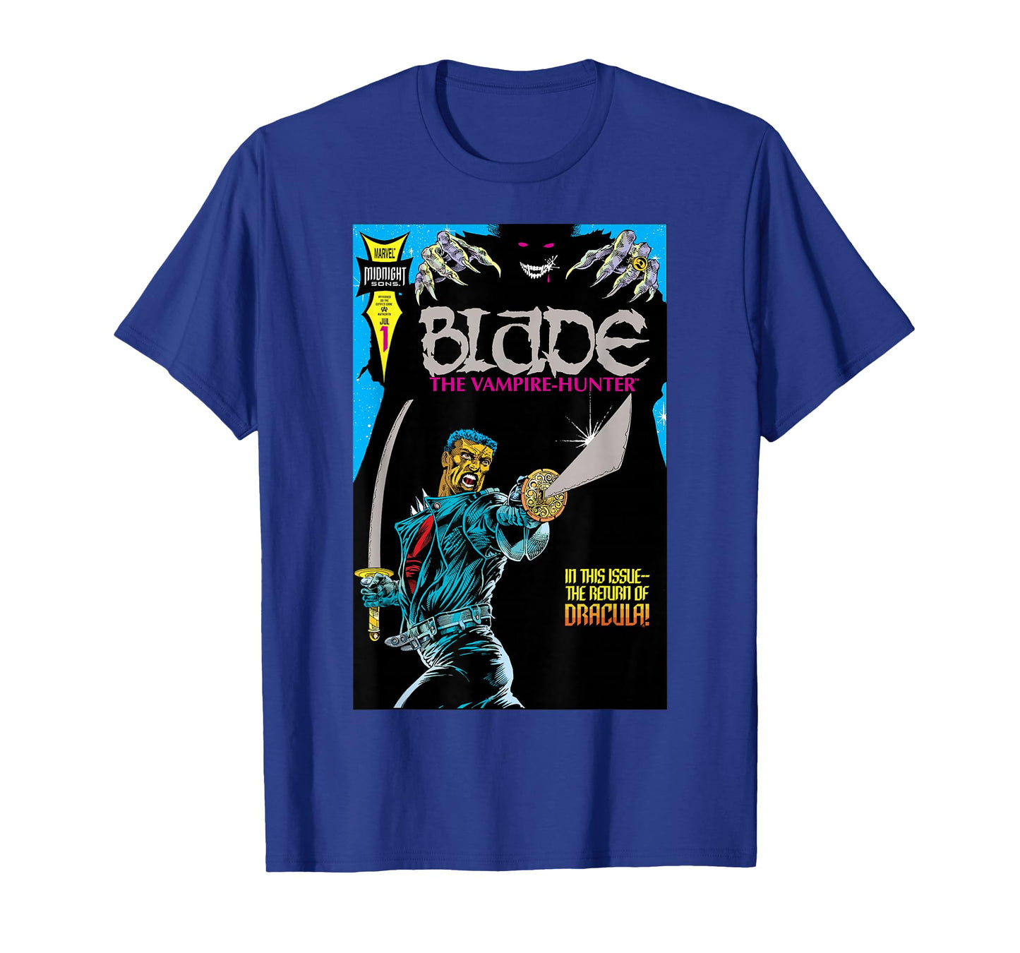 Marvel Blade The Return of Dracula Comic Cover T-Shirt