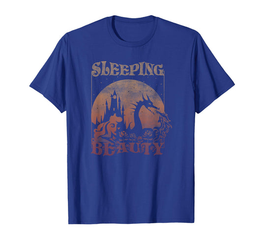 Disney Sleeping Beauty Maleficent Dragon Fire Poster T-Shirt