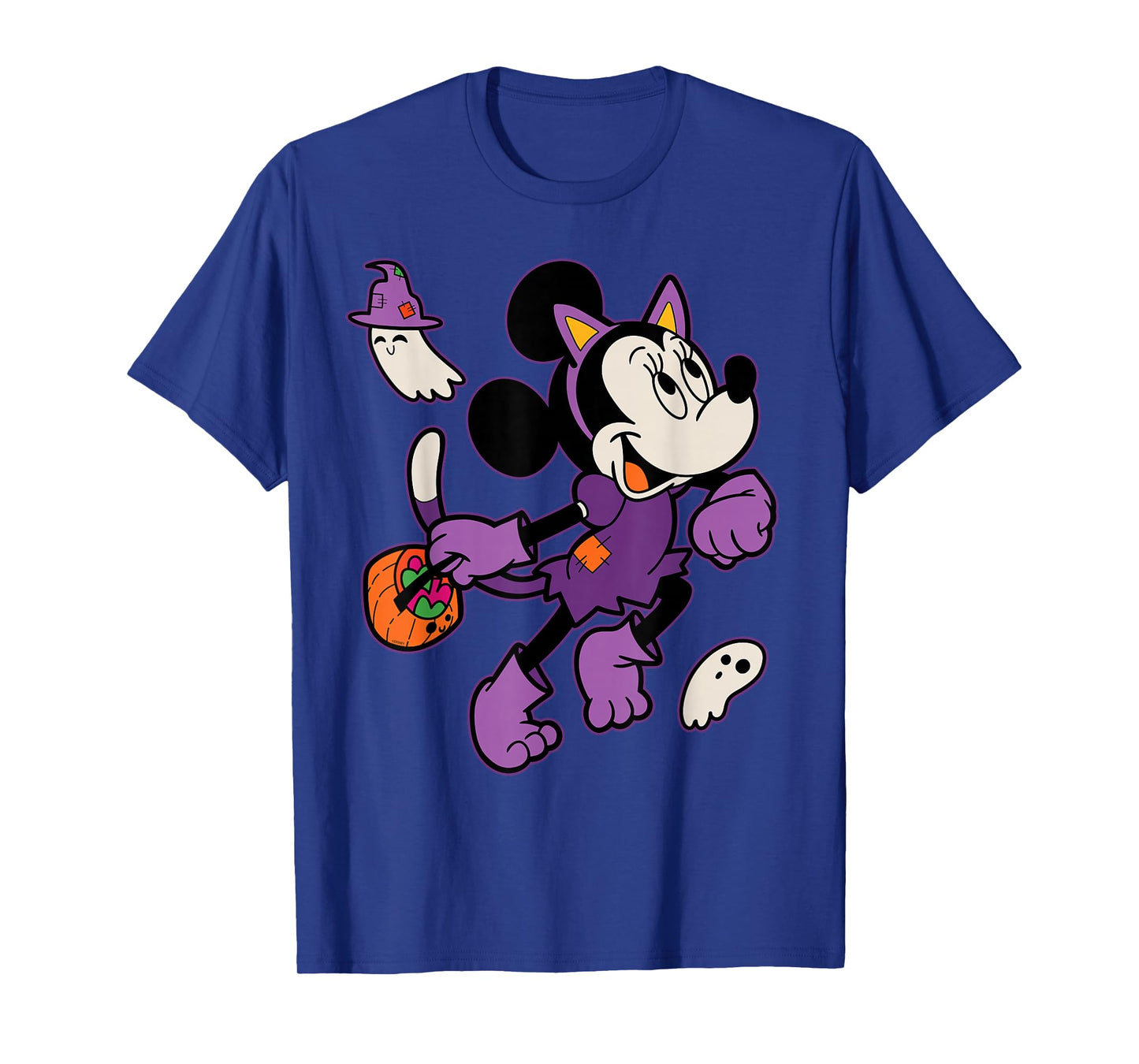 Disney Minnie Mouse in Cat Costume Spooky Cute Halloween T-Shirt