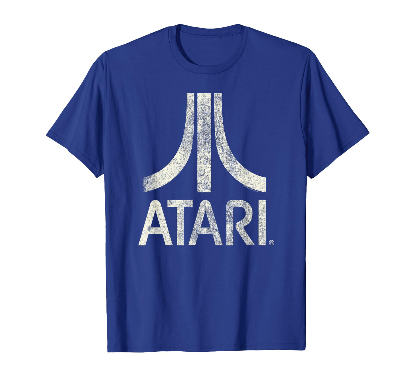 ATARI Classic Video Game Logo Design Print T-Shirt