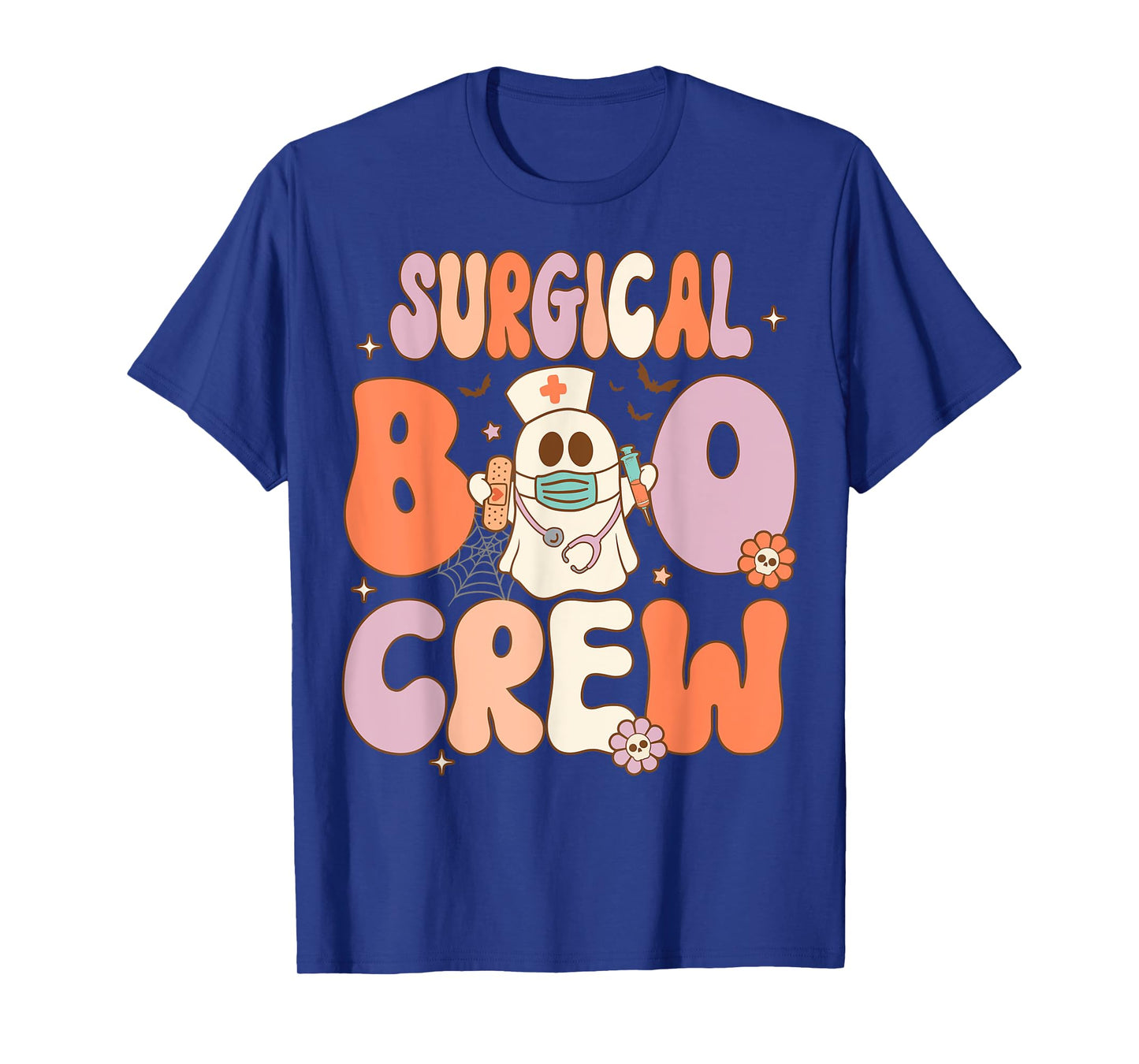 Surgical Boo Crew Nurse Funny Halloween Easy Costume T-Shirt