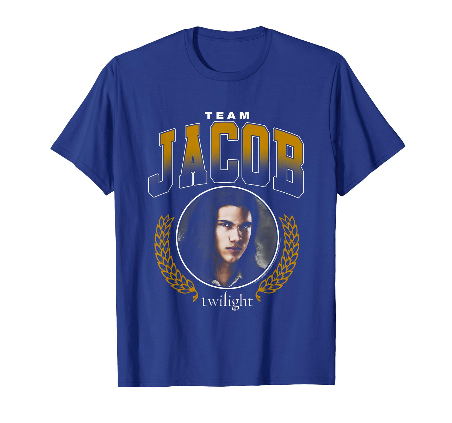 Twilight Team Jacob Varsity Lettering Werewolf Movie T-Shirt