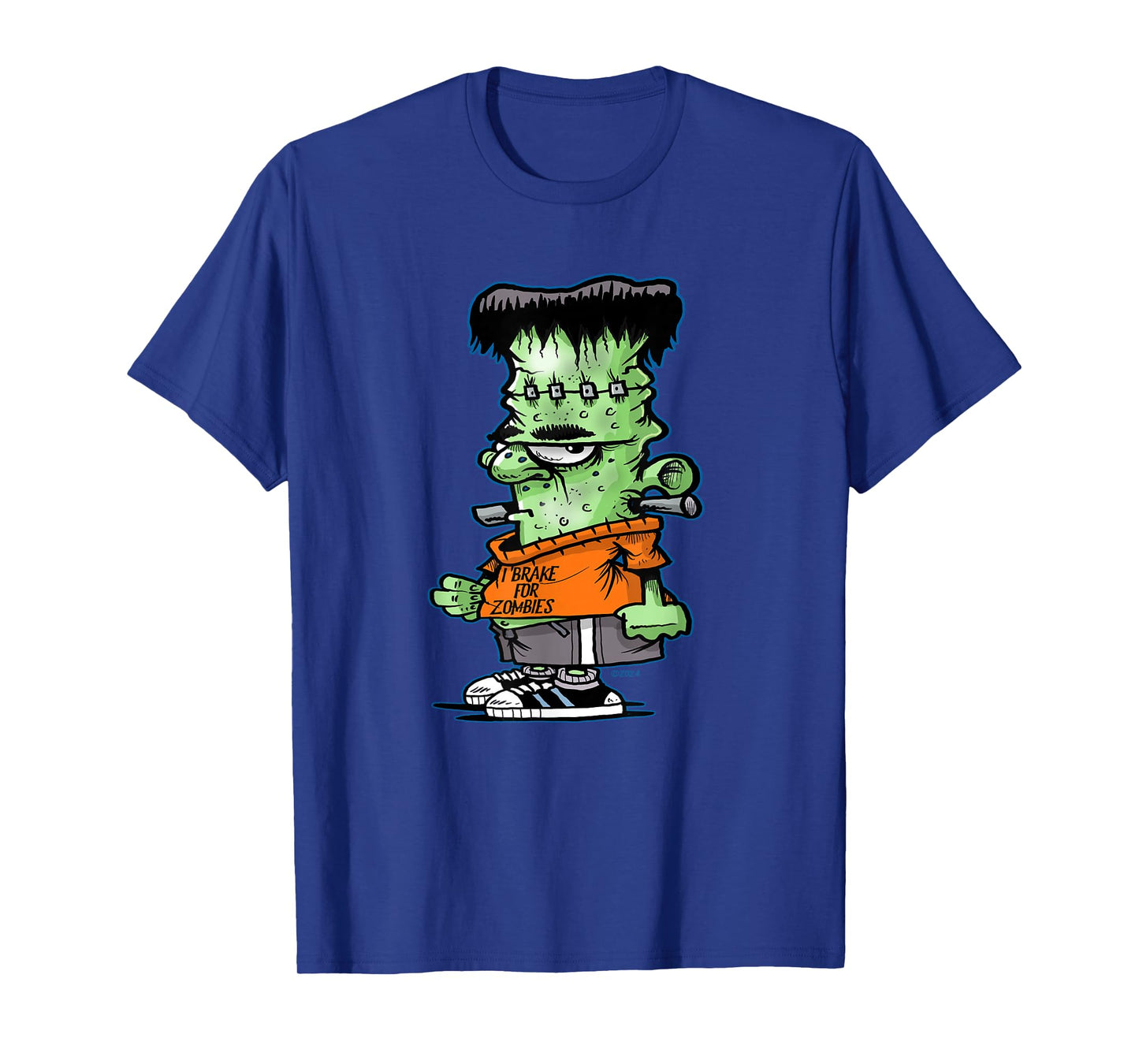 Little Frankie Stein Funny Halloween Monster Novelty T-Shirt