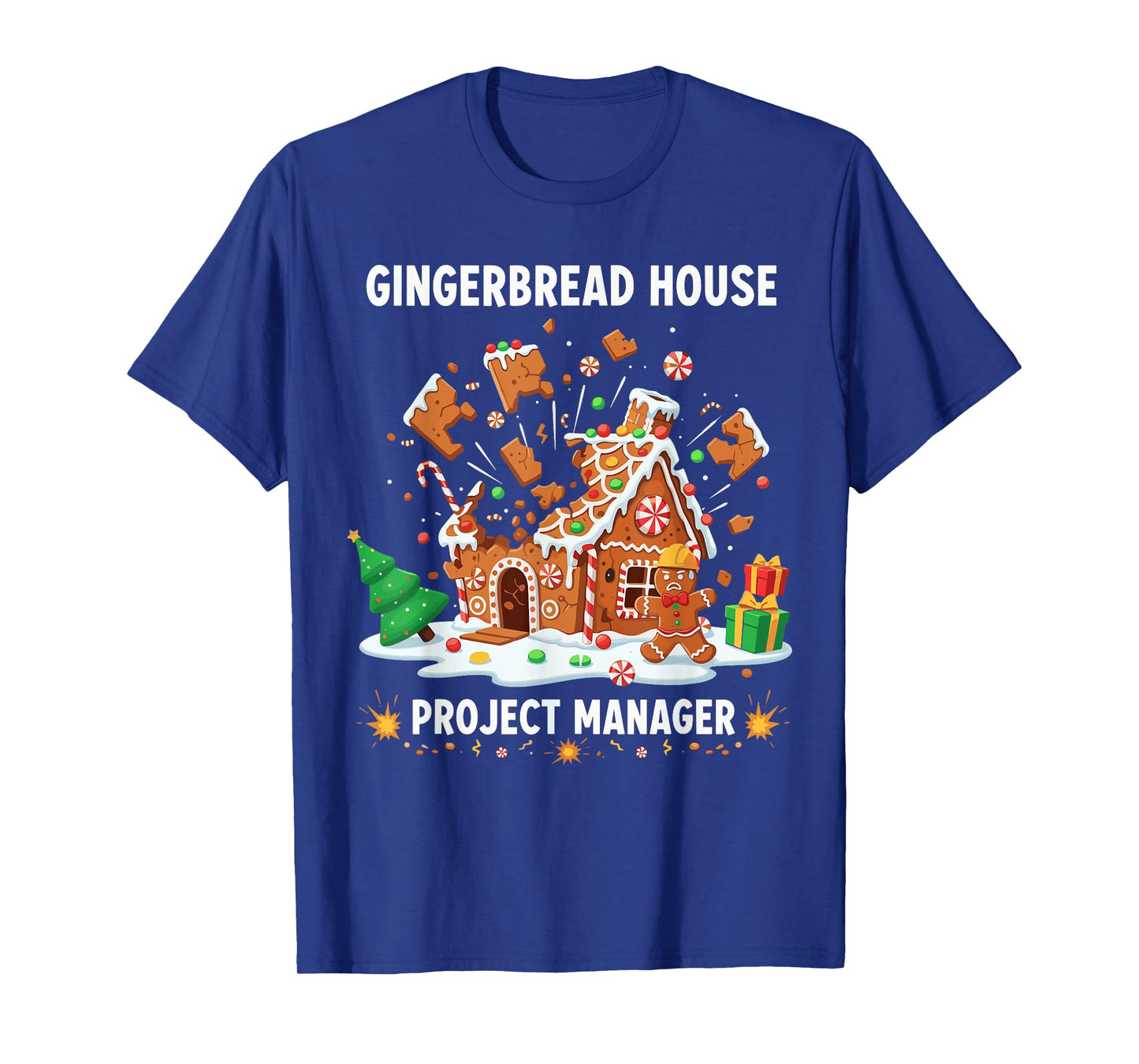 Gingerbread Man Costume, Gingerbread House Project Manager T-Shirt