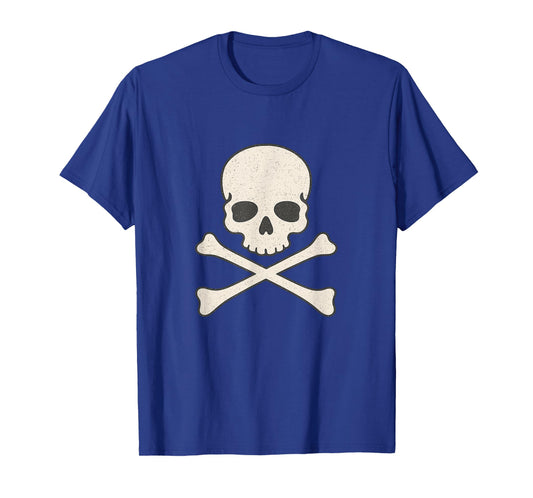 Skull and Crossbones Pirate Halloween T-Shirt