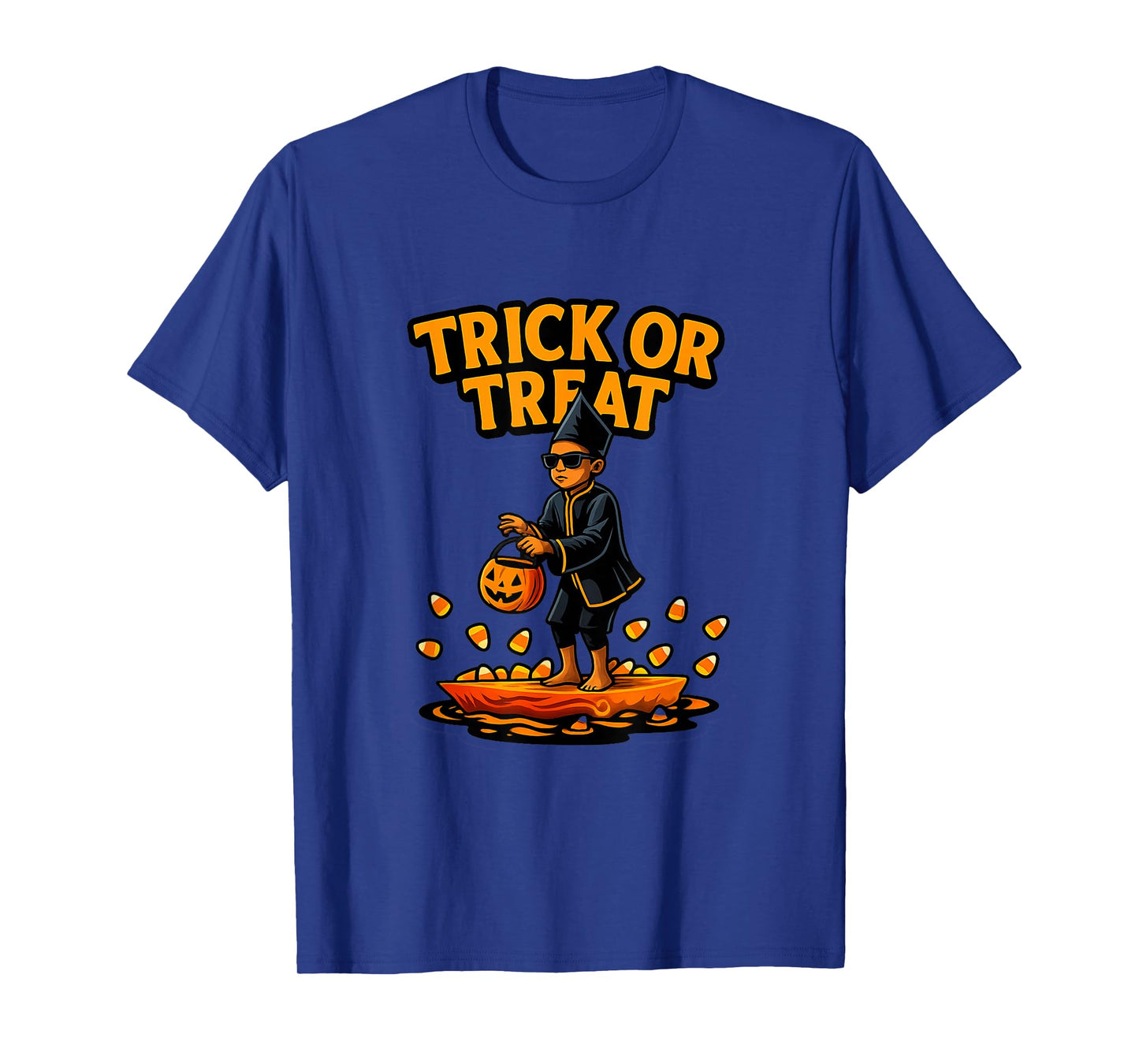 Aura Farming Trick or Treat Halloween Costume Vibes T-Shirt