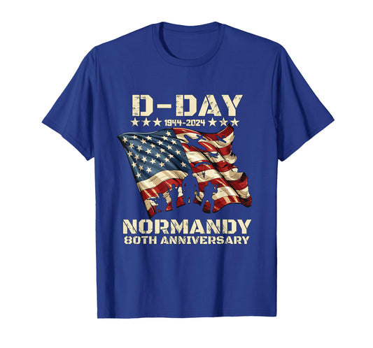 Operation Overlord 1944 D-Day 2024 80th Anniversary Normandy T-Shirt