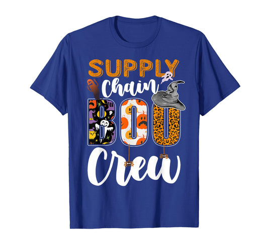 Supply Chain Boo Crew Halloween Matching Analyst T-Shirt