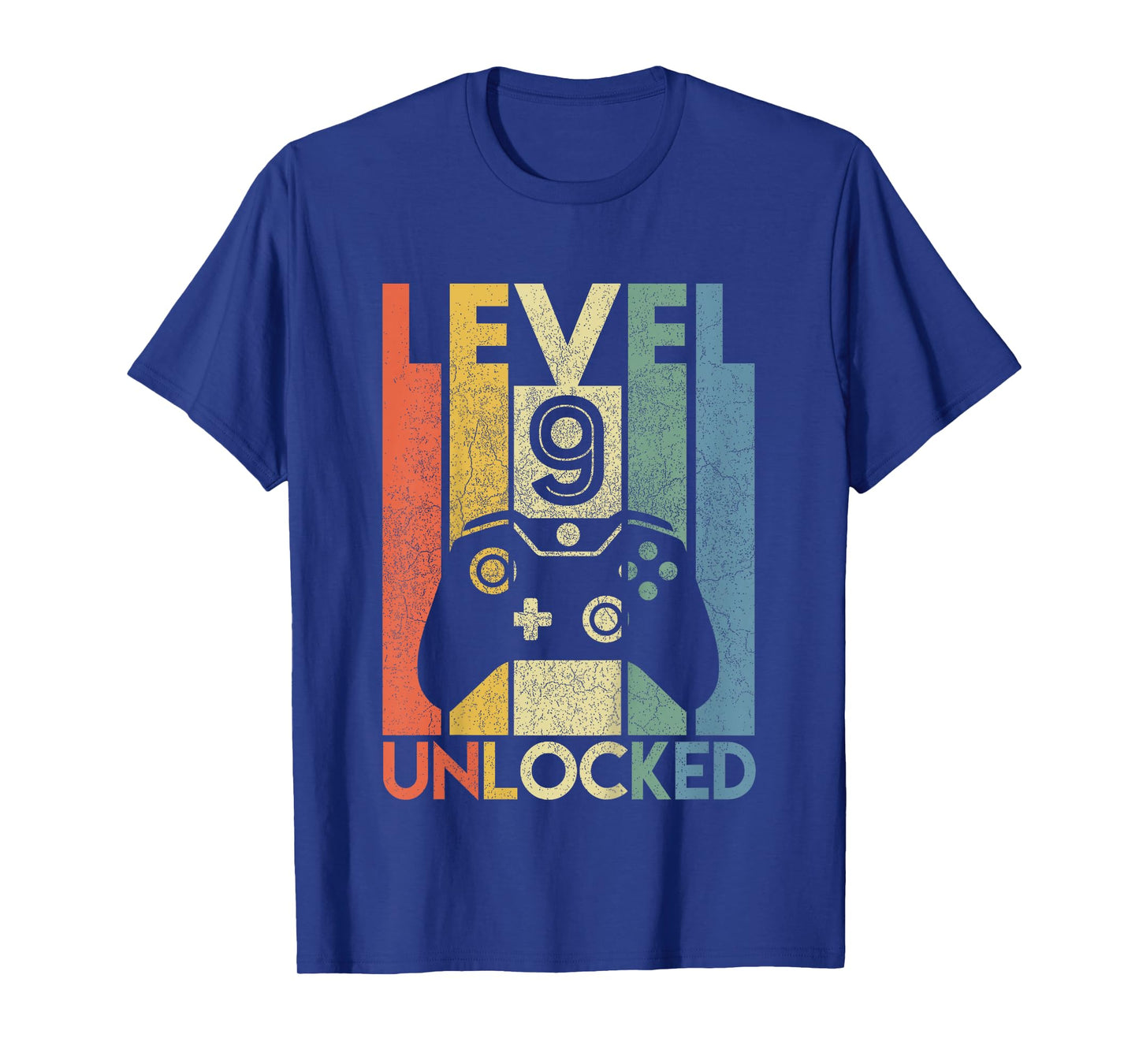 Level 9 Unlocked Shirt Funny Video Gamer 9th Birthday Gift T-Shirt