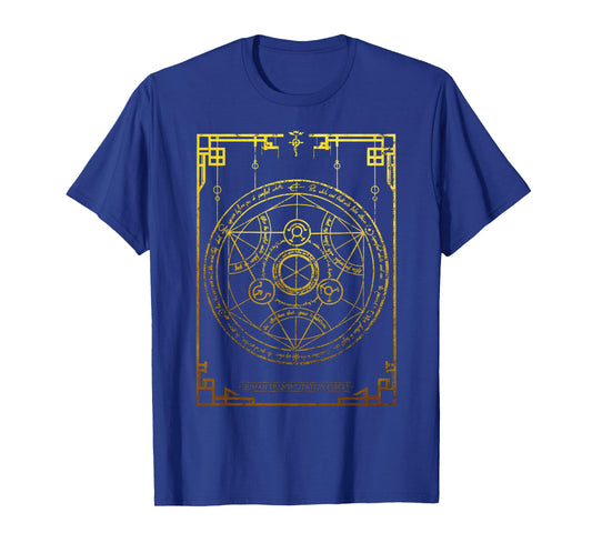 mystical symbols Human Transmutation Circle T-Shirt