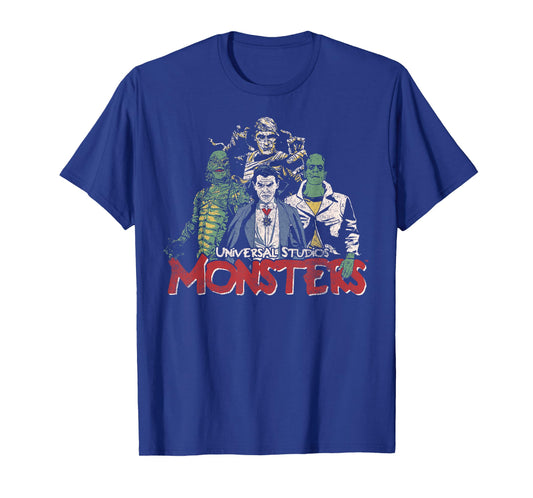 Universal Monsters Vintage Group Shot T-Shirt