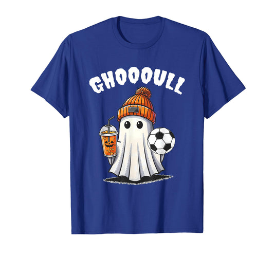Ghoooal Soccer Ghost Halloween Funny Soccer Halloween T-Shirt