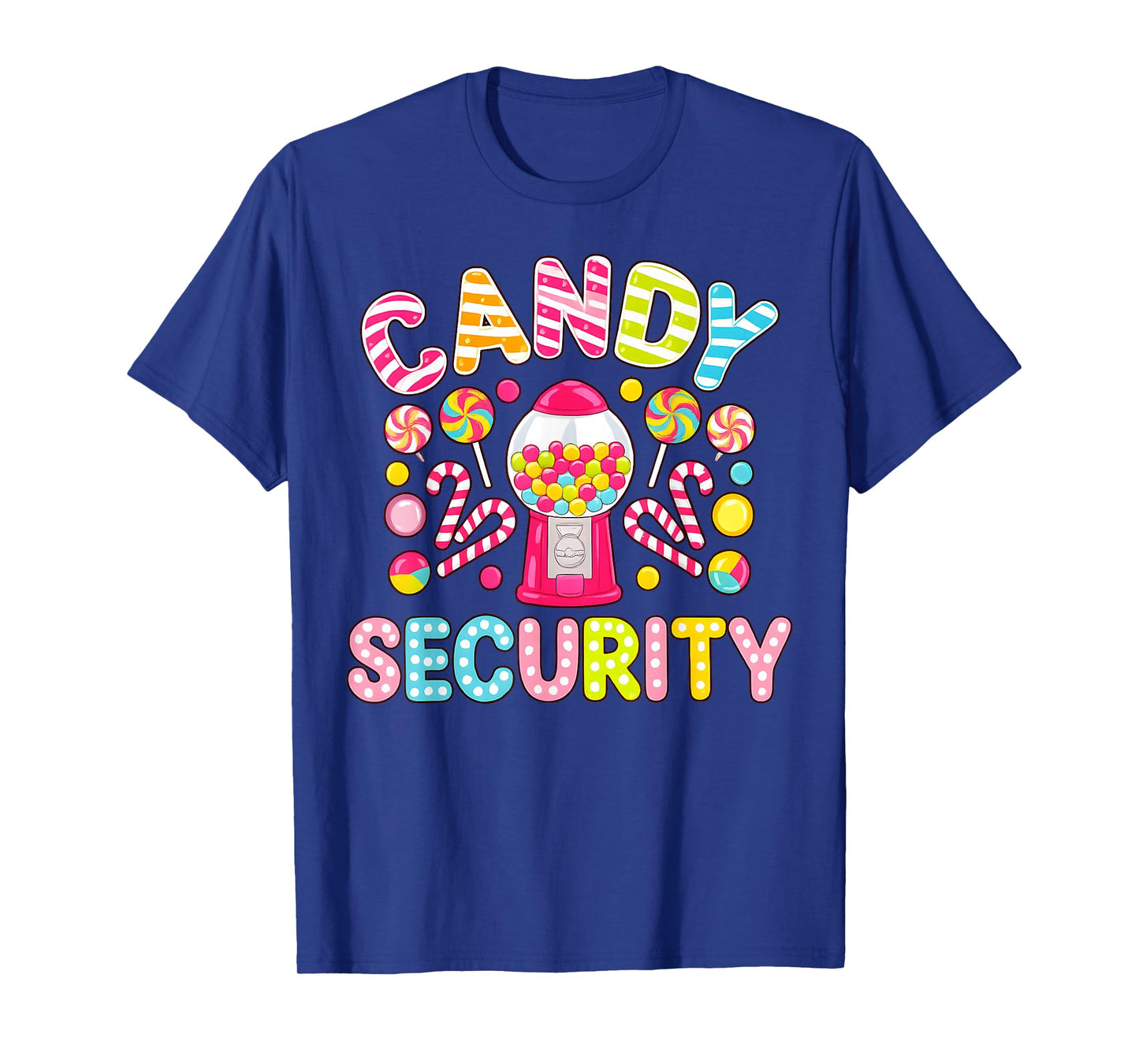 Candy Security Funny Candy Lovers Halloween Costume T-Shirt