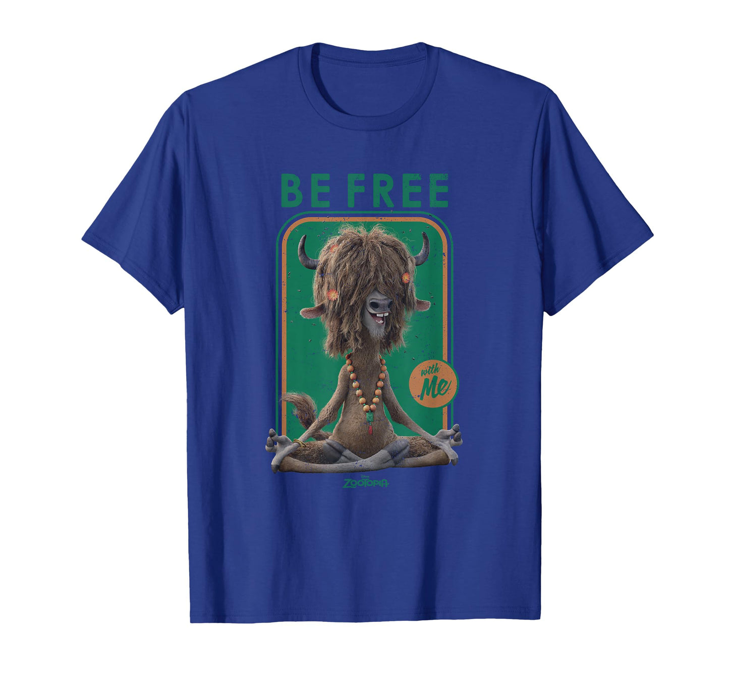 Disney Zootopia Yax the Yak Be Free With Me T-Shirt