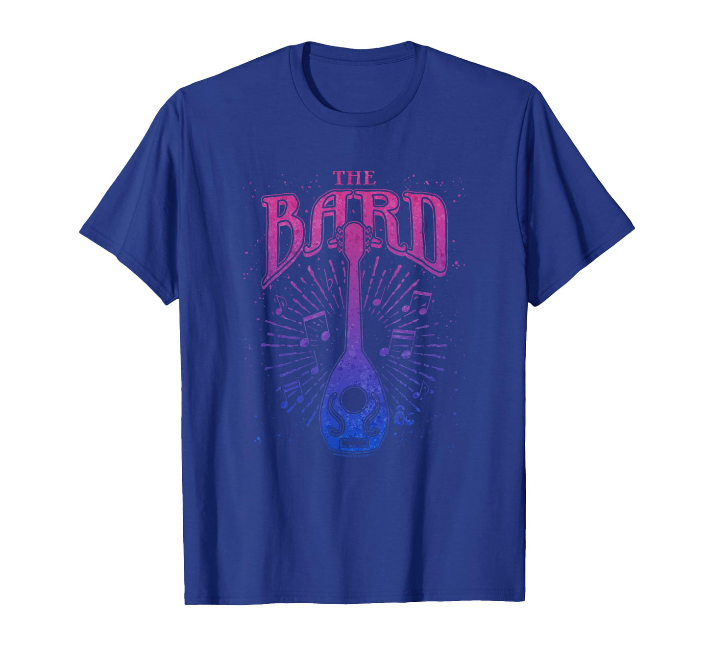Dungeons & Dragons The Bard Neon Musical Emblem Logo T-Shirt