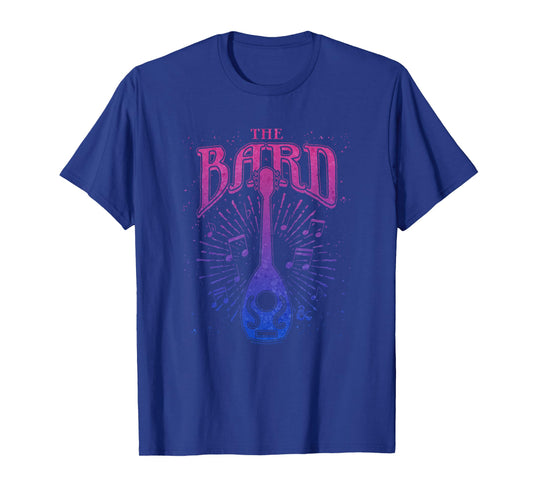 Dungeons & Dragons The Bard Neon Musical Emblem Logo T-Shirt