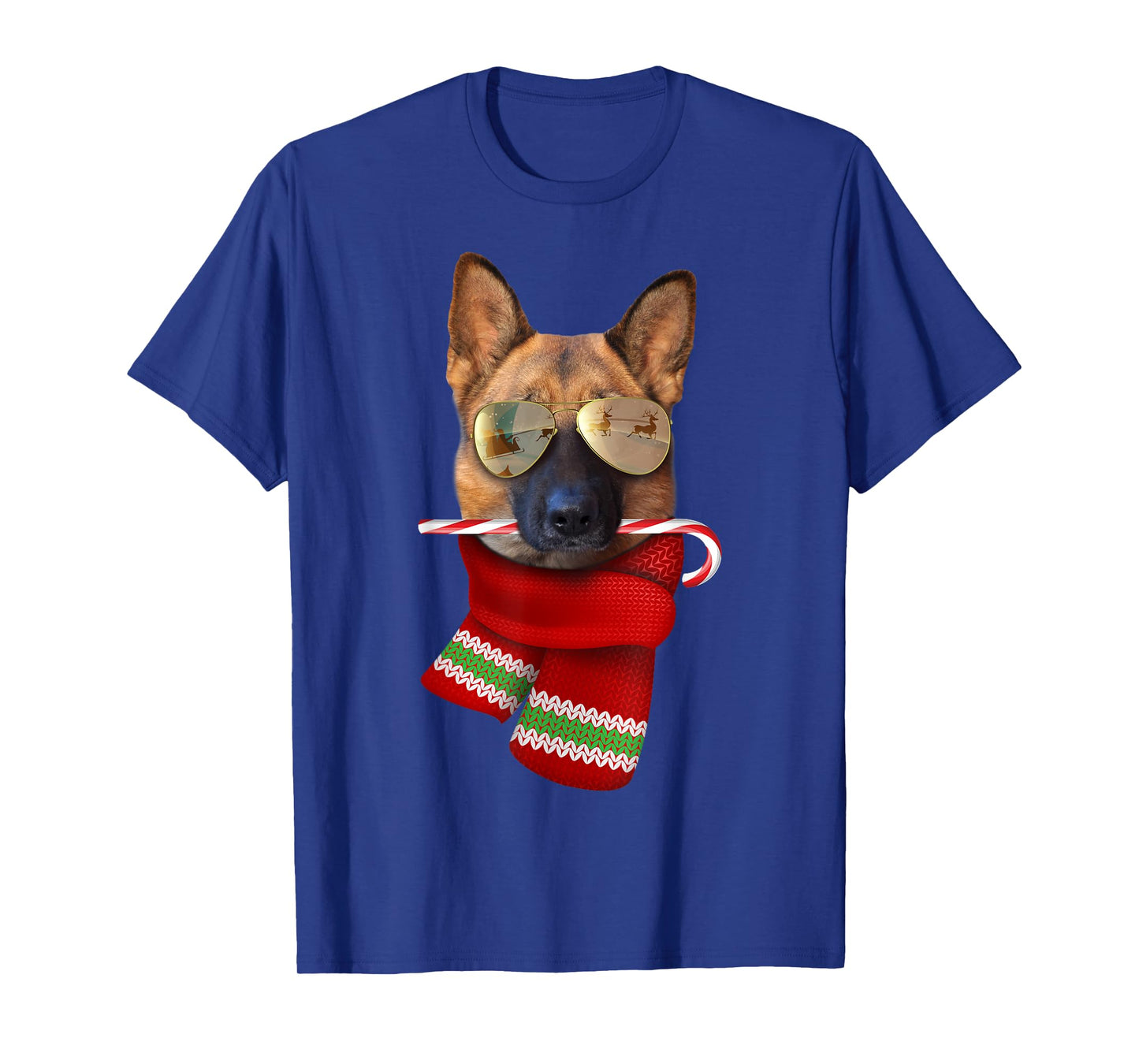 German Shepherd shirt Christmas Gift Dog Lovers Sunglasses T-Shirt