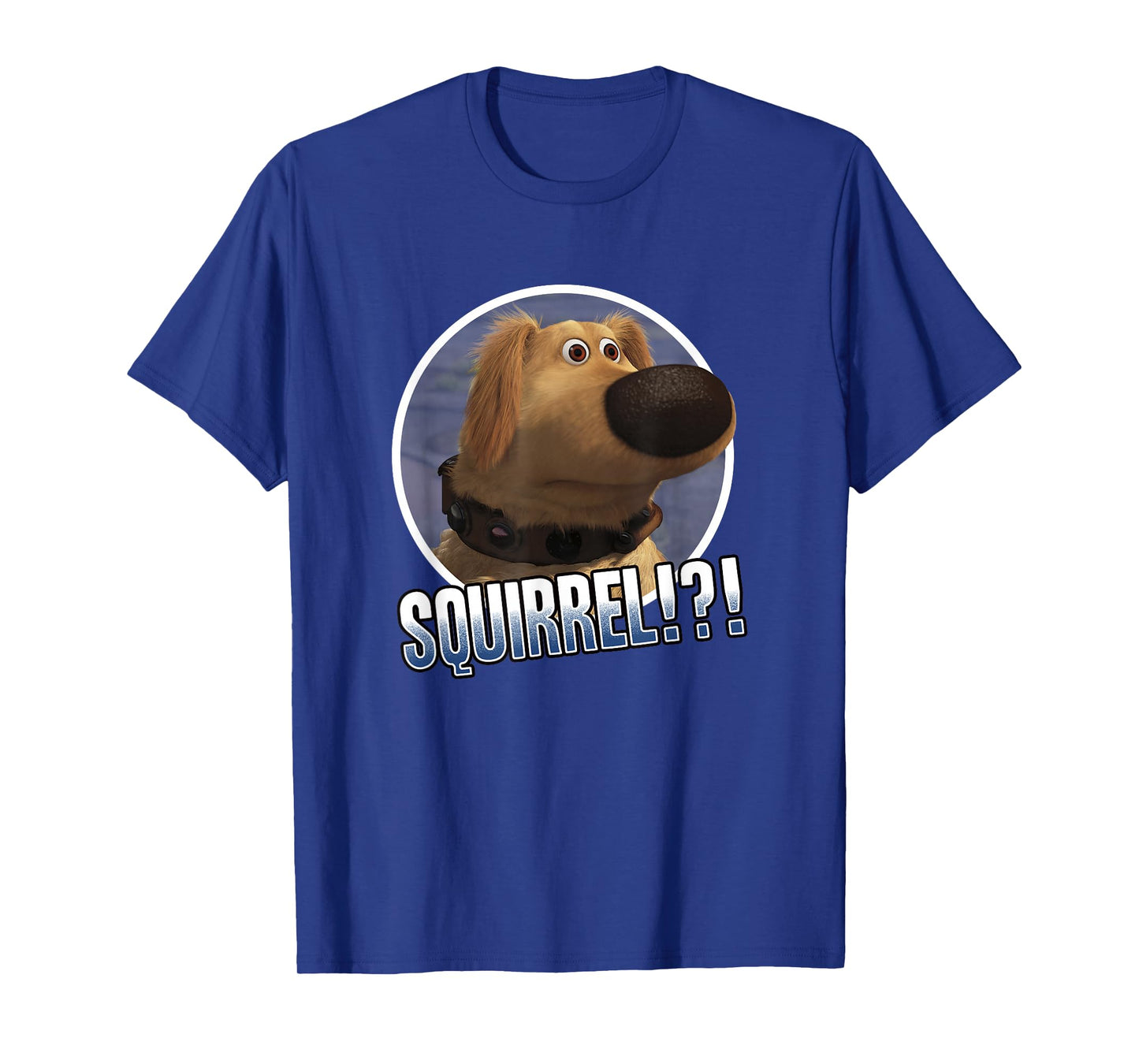 Disney Pixar Up Squirrel!?! Cute Dug Spaced Out Portrait T-Shirt