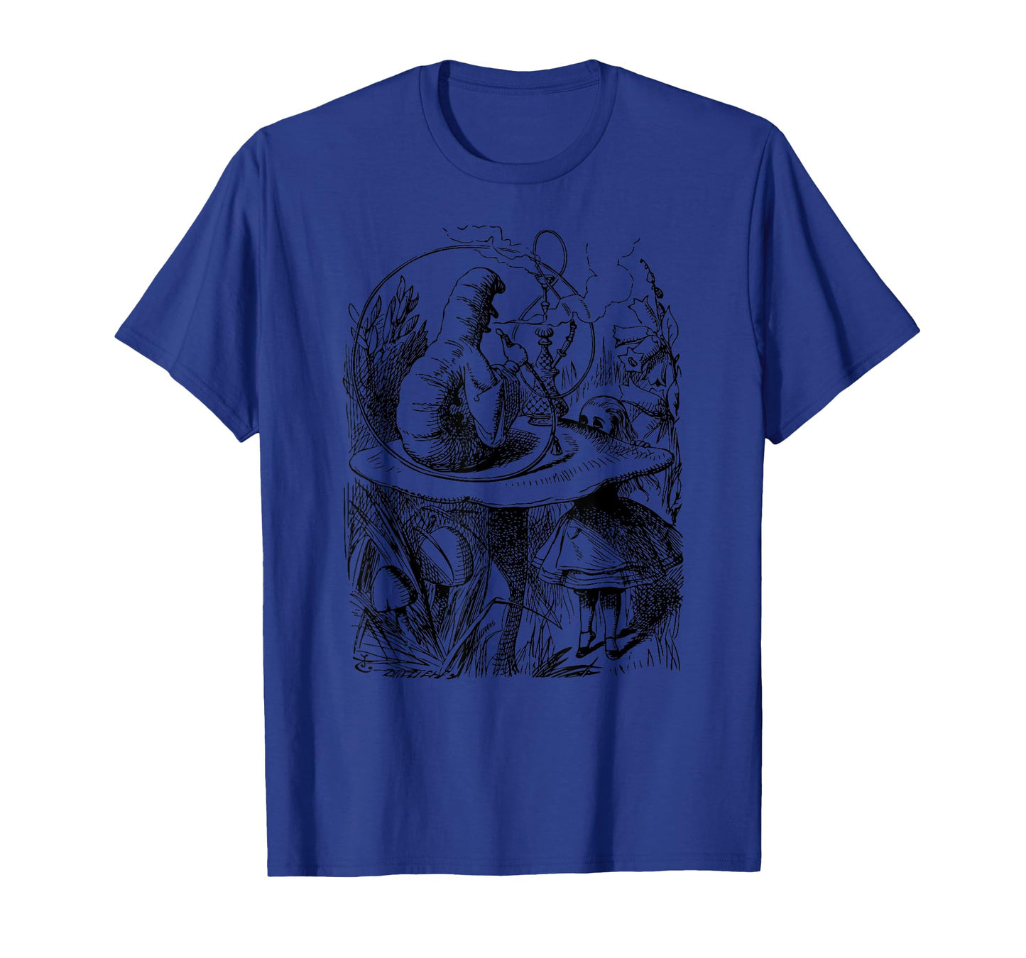 Big Texas Alice in Wonderland Smoking Caterpillar T-Shirt T-Shirt