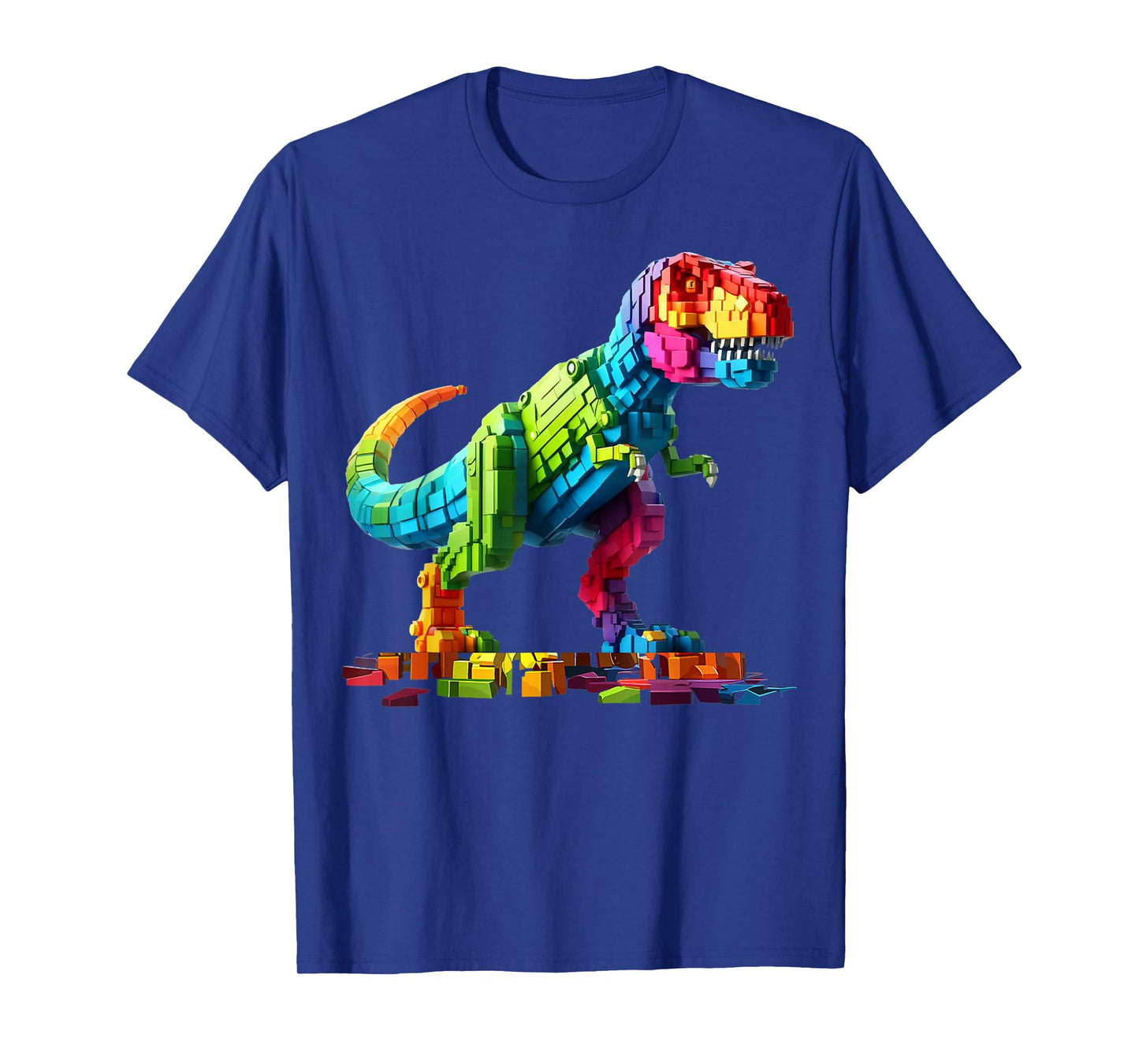 Master Builder Dinosaur Bricks Blocks Dino Toys Gifts T Rex T-Shirt
